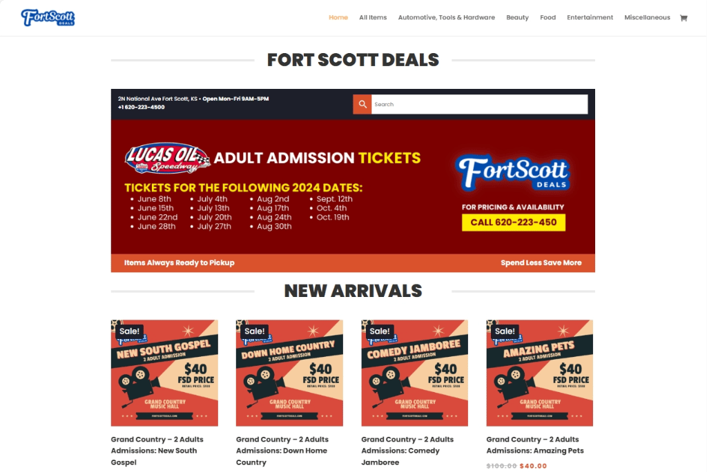 Fort Scott Deals